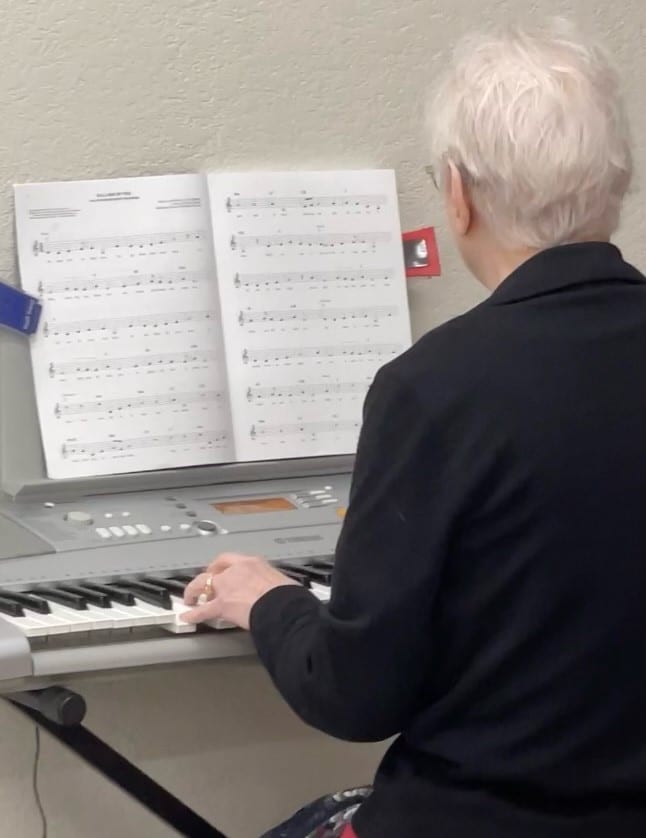 Barb Playing Piano