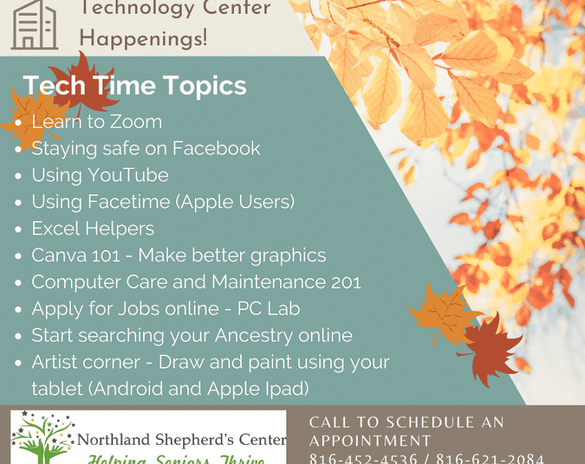 Tech Time Sessions Offered